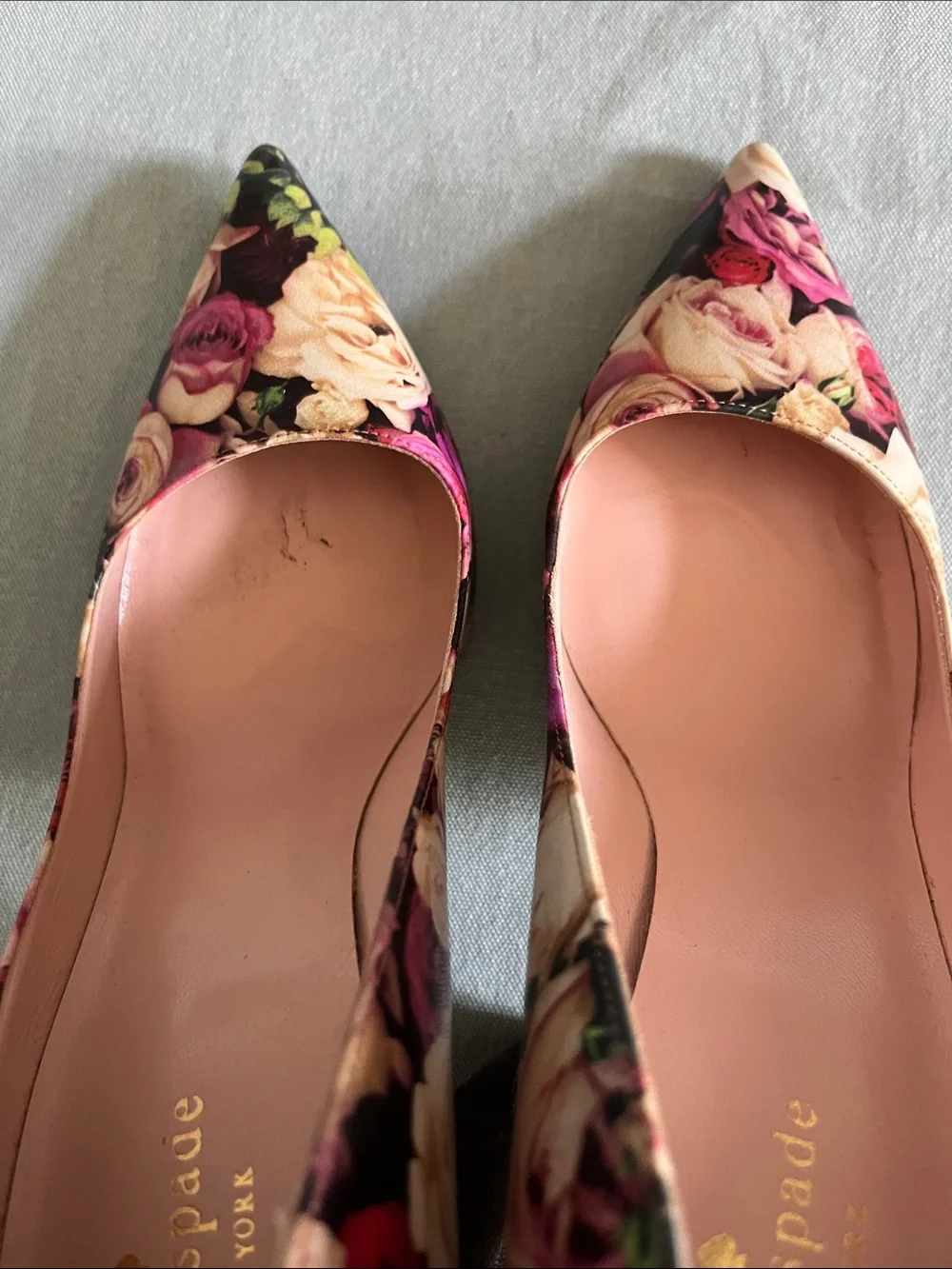 kate spade Floral Pointed Toe Pumps - Pink Multi Floral